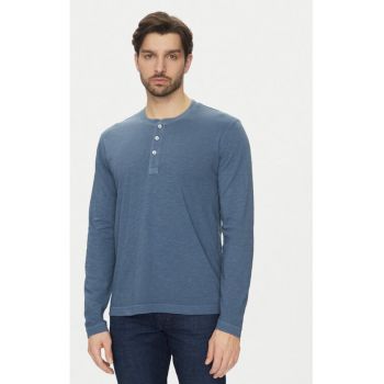 Bluza barbati -  304865589 - Bumbac organic - Albastru