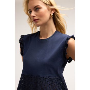 Bluza din dantela sangallo