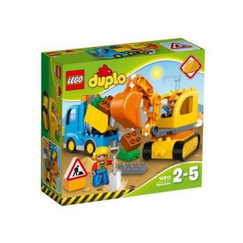 Camion si excavator pe senile LEGO DUPLO (10812)