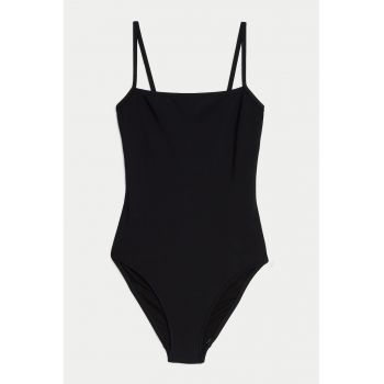 Costum de baie intreg cu decolteu patrat
