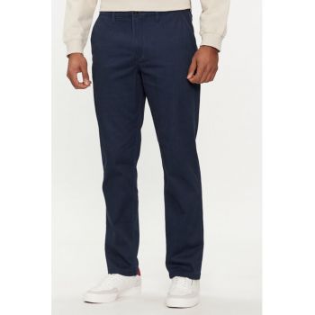 Pantaloni barbati -  303306441 - Bumbac - Albastru