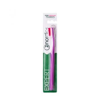 Periuta de dinti Expert Curve 6580 filamente - medie - mov Nordics