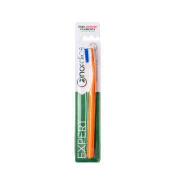 Periuta de dinti Expert Curve 6580 filamente - medie - portocaliu Nordics