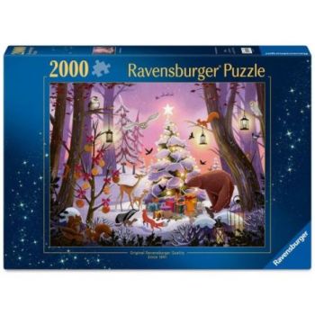 Ravensburger - Puzzle Craciunul in padure 2000 piese