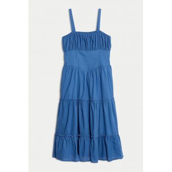 Rochie evazata de denim