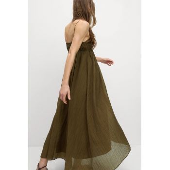 Rochie evazata din amestec de lyocell