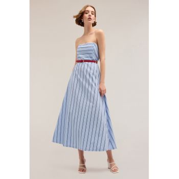 Rochie midi evazata