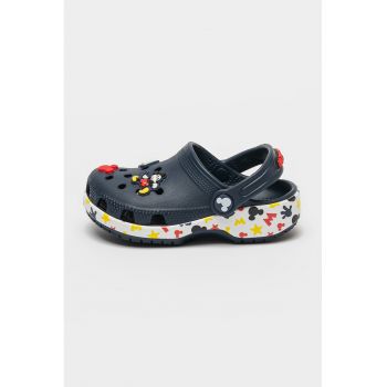 Saboti slingback cu imprimeu desene animate