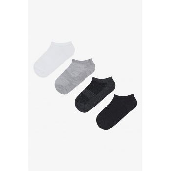 Set de sosete scurte din amestec de bumbac - 4 Perechi