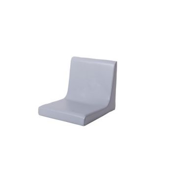 Sezut gri din spuma, 37x38x34 cm, pentru canapele si scaune din colectia Frank, gradinita, cresa