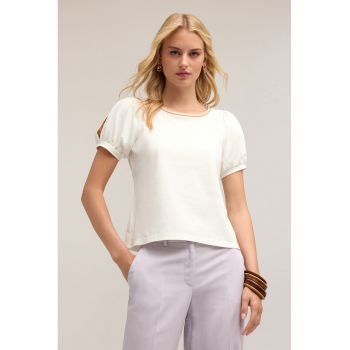 Tricou cu decolteu rotund