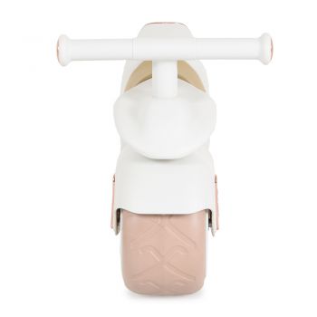 Bicicleta fara pedale Ride On Byox Mini Cruze White cu muzica, Roti EVA late si stabile cu rulment, Sezut ergonomic din piele, Design compact, Manere ergonomice, Recomandata de la 18 luni, Greutate admisa 30 kg