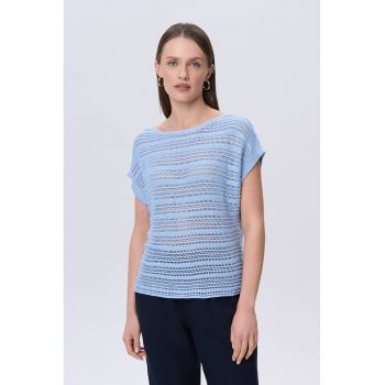 Bluza crosetata cu perforatii