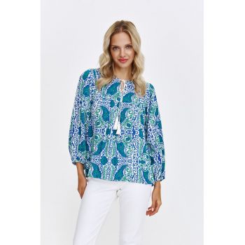 Bluza supradimensionata cu model