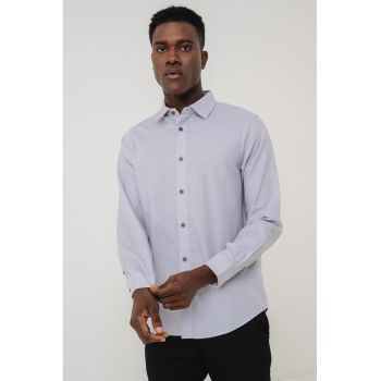 Camasa regular-fit cu guler clasic ieftina