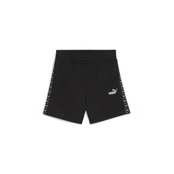 Pantaloni scurti din amestec de bumbac cu benzi laterale cu logo