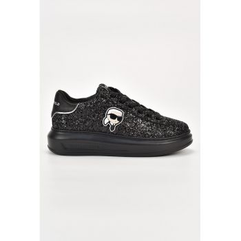 Pantofi sport cu garnituri de piele