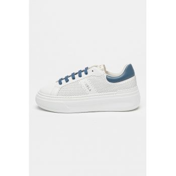 Pantofi sport wedge de piele
