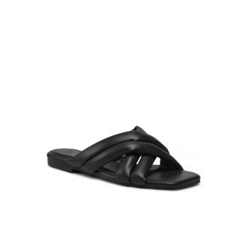Papuci dama -  5904248699703 - Negru - Piele ecologica
