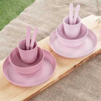 Set 2 castroane Reer Growing Bowl pink