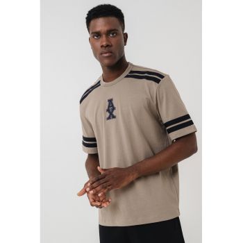 Tricou din bumbac cu dungi