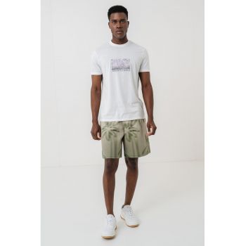 Tricou din bumbac cu imprimeu logo