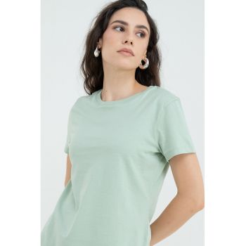Tricou regular fit cu imprimeu logo lateral