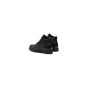 Ghete barbati  304312588 - Piele naturala - Negru