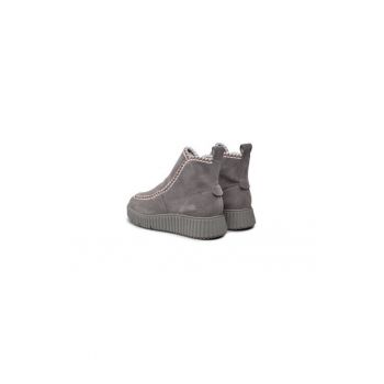 Ghete dama  303142957 - Piele naturala - 38 EU - Gri
