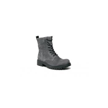 Ghete dama  303146252 - Piele naturala - Gri