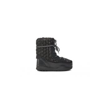 Ghete dama  303158989 - Piele ecologica - Negru