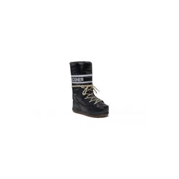 Ghete dama  303159313 - Piele ecologica - Negru