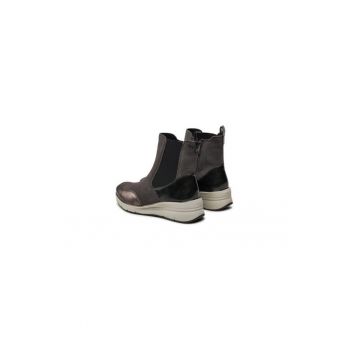 Ghete dama  304121104 - Piele ecologica - Gri