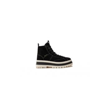 Ghete dama  304121302 - Piele naturala - Negru