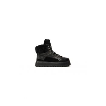 Ghete dama  304245305 - Piele naturala - Negru