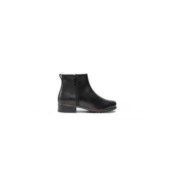 Ghete dama  304272448 - Piele naturala - Negru