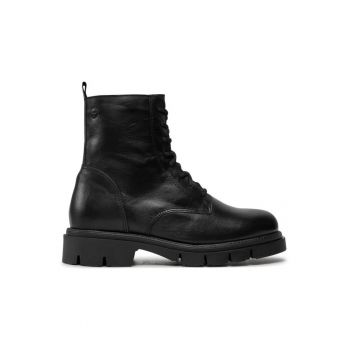 Ghete dama  304293160 - Piele naturala - 36 EU - Negru