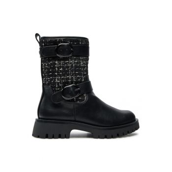 Ghete dama  304293368 - Piele ecologica - Negru