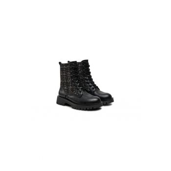 Ghete dama  304293382 - Piele ecologica - Negru