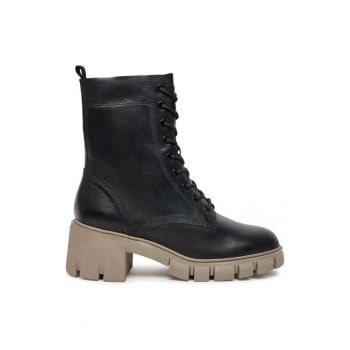 Ghete dama  304293535 - Piele naturala - Negru