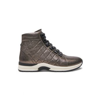 Ghete dama  304316166 - Piele naturala - Argintiu