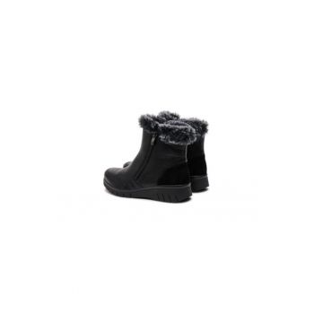 Ghete dama  304317385 - Piele naturala - Negru