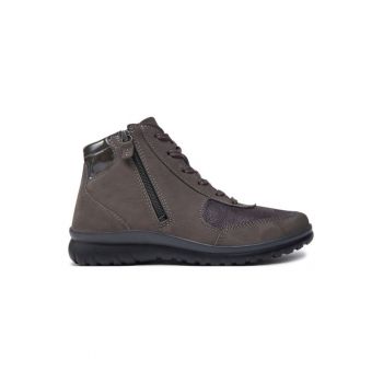 Ghete dama  304472794 - Piele naturala - Gri
