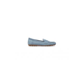 Mocasini dama  303722029 - Piele naturala - Albastru