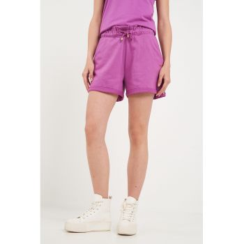 Pantaloni scurti de trening cu buzunare oblice