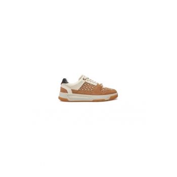 Pantofi sport dama  304257445 - Piele naturala - Bej