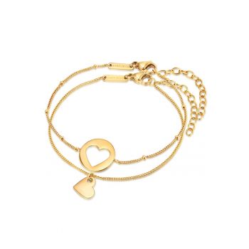 Set de bratari placate cu aur de 14K - 2 piese