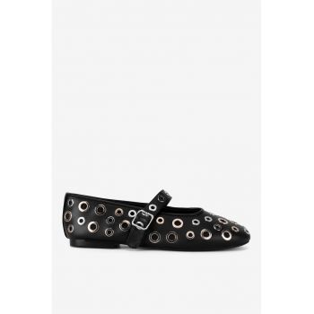 Balerini  5903698199078 - Piele naturala - Negru