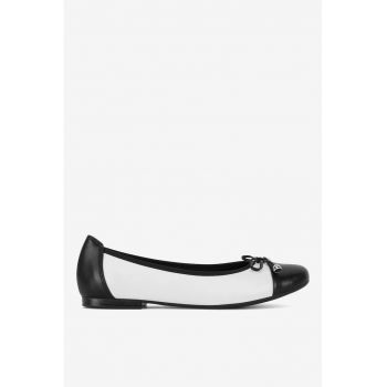 Balerini  5903698580814 - Piele naturala - Alb