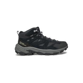 Bocanci trekking barbati  303952747 - Piele ecologica - Gri